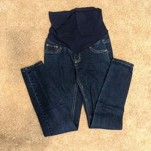 Indigo Blue Xsmall maternity jeans with belly band